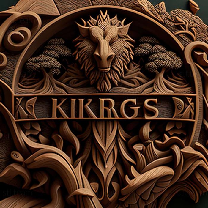 3D model Kingdoms Rise game (STL)